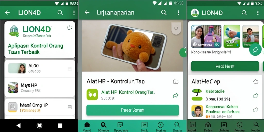 Tampilan antarmuka pengguna LION4D yang sederhana dan mudah dipahami.