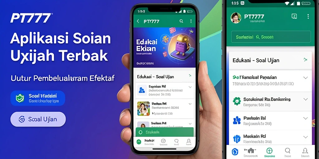 Tampilan antarmuka PT777 yang interaktif dan user-friendly.